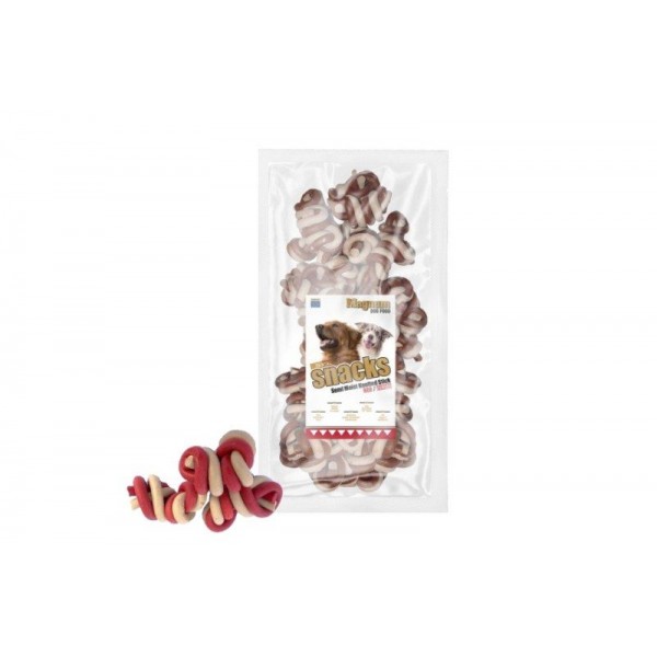 Pre psov Jerky uzlík RED/WHITE 25ks