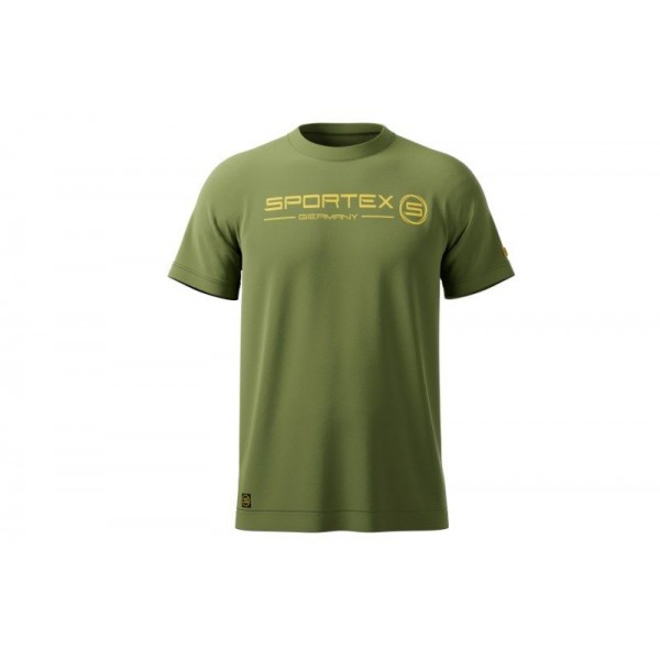Rybárske tričko T-Shirt zelené s logom Veľkosť: L