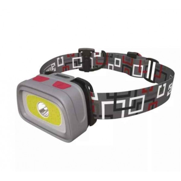 Rybárska CREE LED + COB LED čelovka svietivosť 330lm
