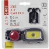Rybárska CREE LED + COB LED čelovka svietivosť 330lm