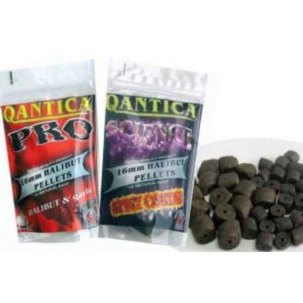 QANTICA halibut pelety - predvŕtané 8mm / 150g Vantage - ananás