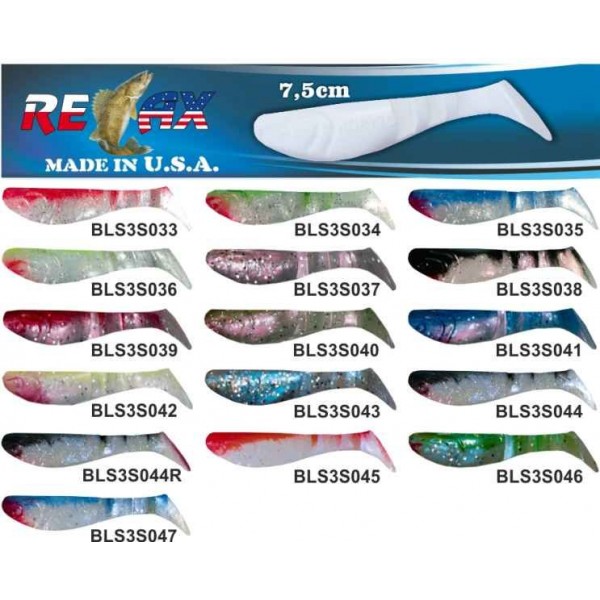 RELAX kopyto RK3-7,5cm - prívlačová nástraha 10ks farba: 0042 - cena za 1ks