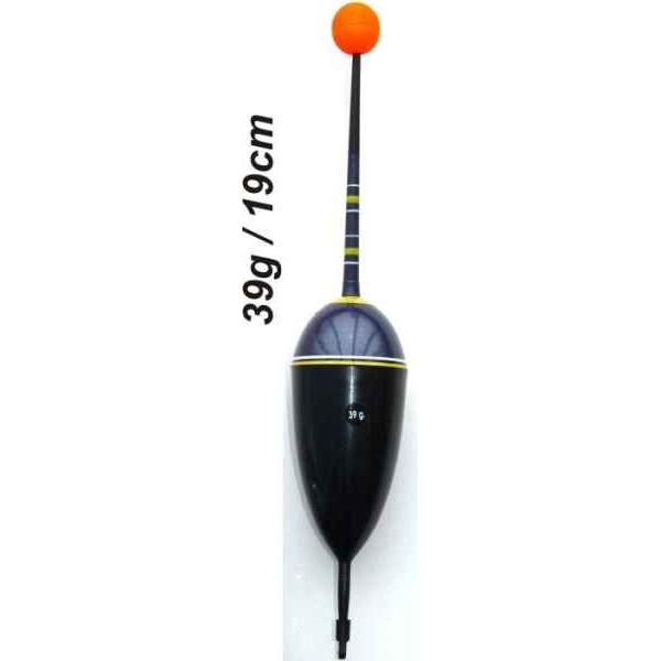Plavák na ryby, dĺžka 190mm / nosnosť 39 gr