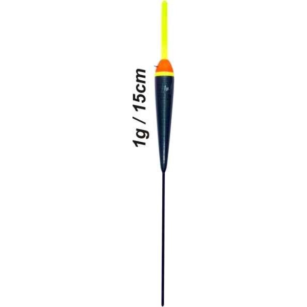 Plavák na ryby, dĺžka 150mm / nosnosť 1 gr dĺžka 154mm / nosnosť 1,5gr