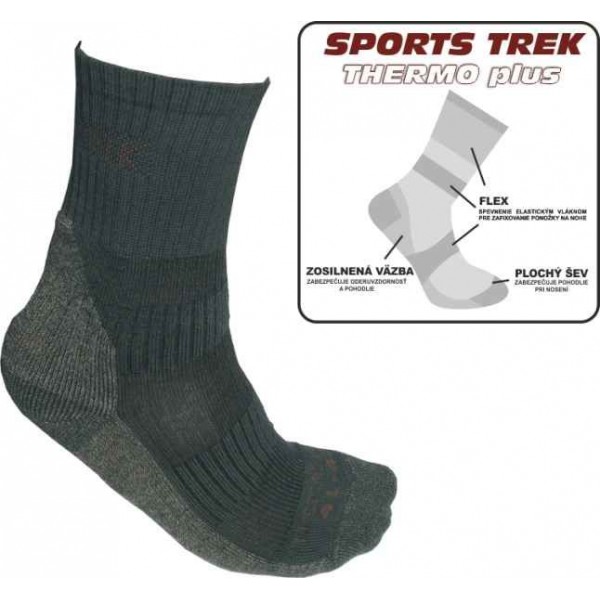 Termo ponožky SPORTSTrek Thermo plus veľkosť 37-40