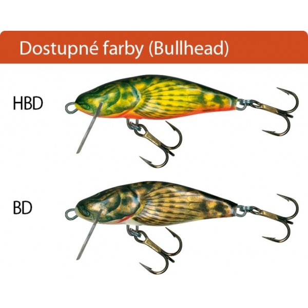 Salmo rybarske voblery bullhead BD4S farba BD