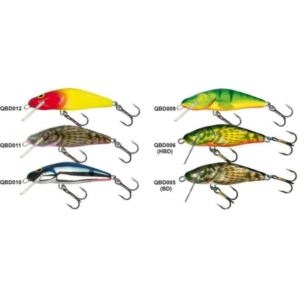 Salmo rybarske voblery bullhead BD6F farba BD