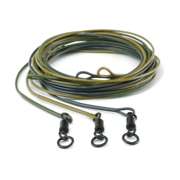 FC Hardcore Leader / ring swivel / 1 m / 2 ks farba silt
