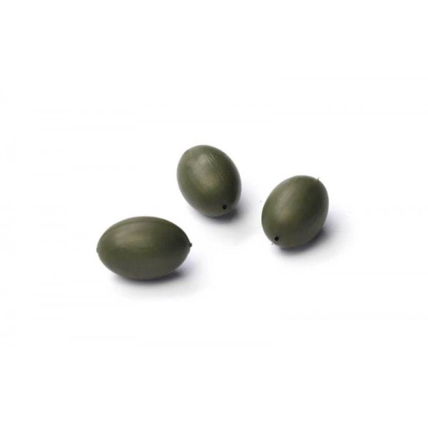 Tungsten ochranná korálka Oval Beads 5ks Veľkosť M / Dark Brown