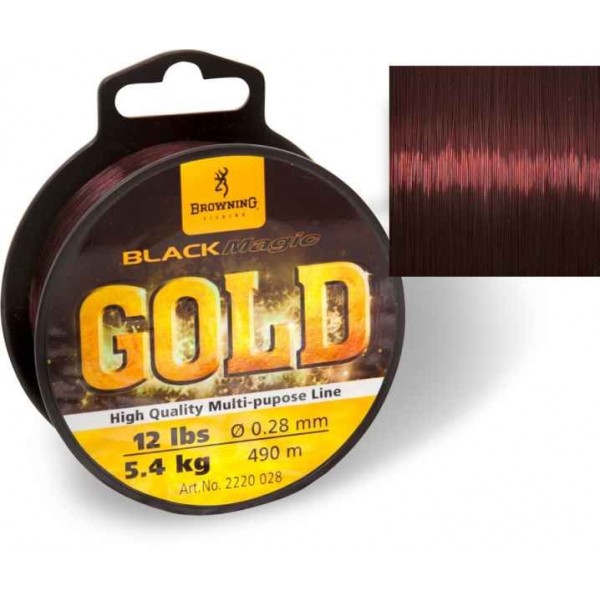 Feeder silon Black Magic® GOLD mono - tmavo hnedý 680m 0,17mm / 2,05kg