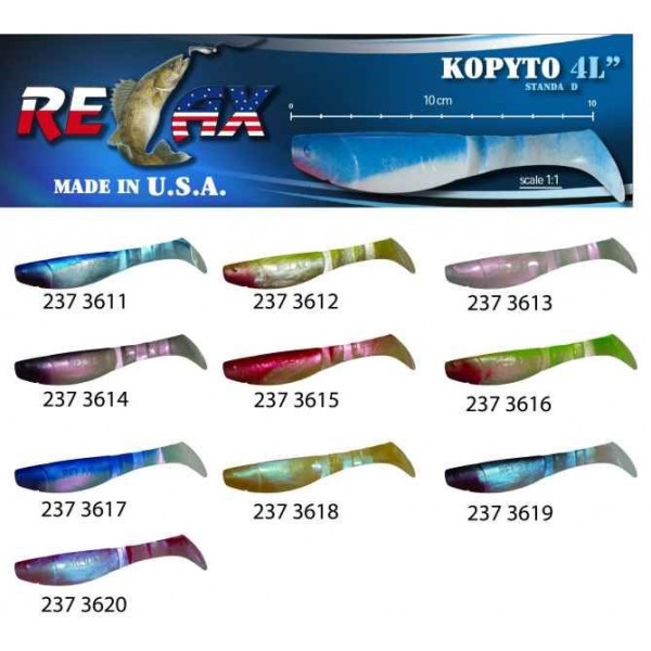 RELAX kopyto RK 4-L (10cm) cena 1ks/bal10ks farba 3620