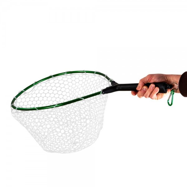 Snowbee Podberák s gumovou sieťkou a magnetom Rubber Mesh Hand Trout Net - Medium