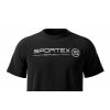 Rybárske tričko T-Shirt čierne s logom Veľkosť: M