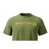 Rybárske tričko T-Shirt zelené s logom Veľkosť: XL
