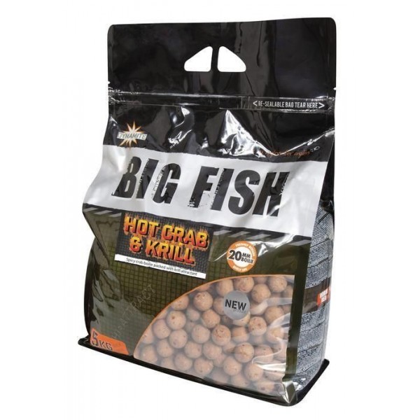 Dynamite Baits Boilies Big Fish Hot Crab+Krill 20 mm 5 kg