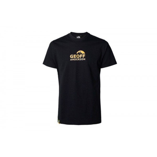 Tričko Organic Tee čierne s oranžovým logom Veľkosť: XXL