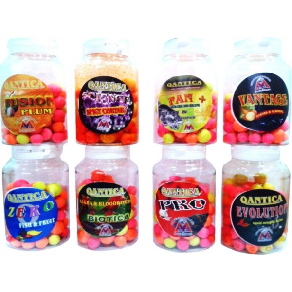 QANTICA fluo pop up 16mm / 50g Pro - halibut cesnak
