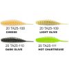 Dipované umelé nástrahy FishUP Tanta 63mm-2,5”/8ks Farba: White/Hot Chartreuse