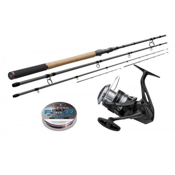 Set SPORTEX Xclusive RS-2 365cm/95-165g+SHIMANO Aero BB C5000