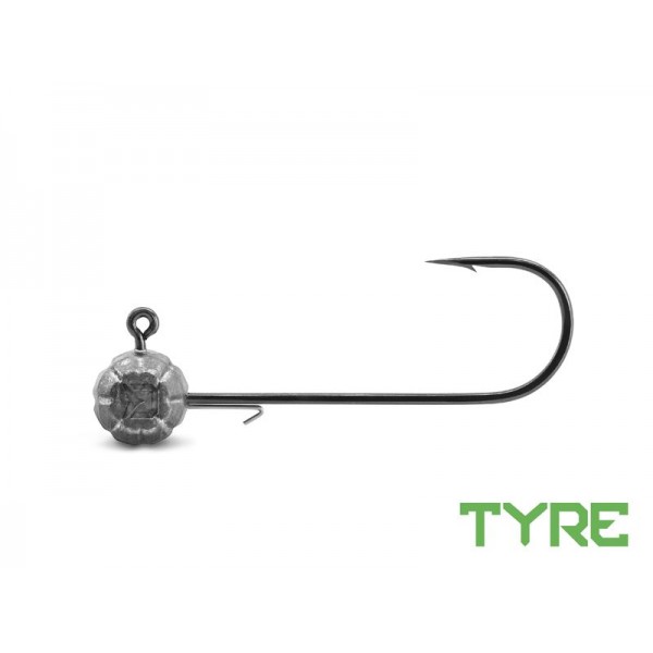 Jigová hlava s držiakom Delphin TYRE / 3ks