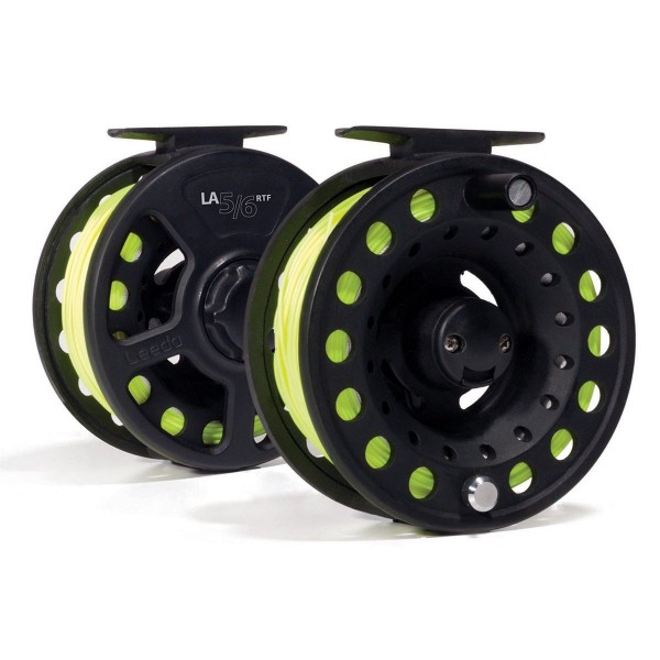 Leeda Muškárske navijak RTF Fly Reel WF6F Fly Line