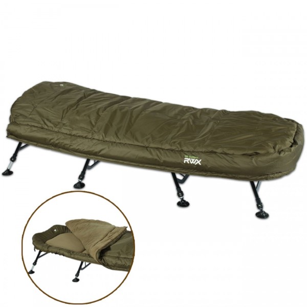 Giants fishing Lehátko + spací vak Bedchair/Sleeping Bag System RWX