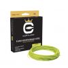 Cortland muškárska šnúra Euro Nymph Braid Core .022 Fresh Level Sage Green/Chartreuse 90ft