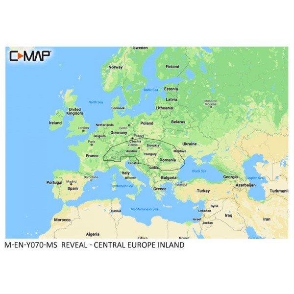 C-Map REVEAL - CENTRAL EUROPE INLAND
