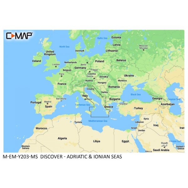 C-Map DISCOVER - ADRIATIC AND IONIAN SEAS