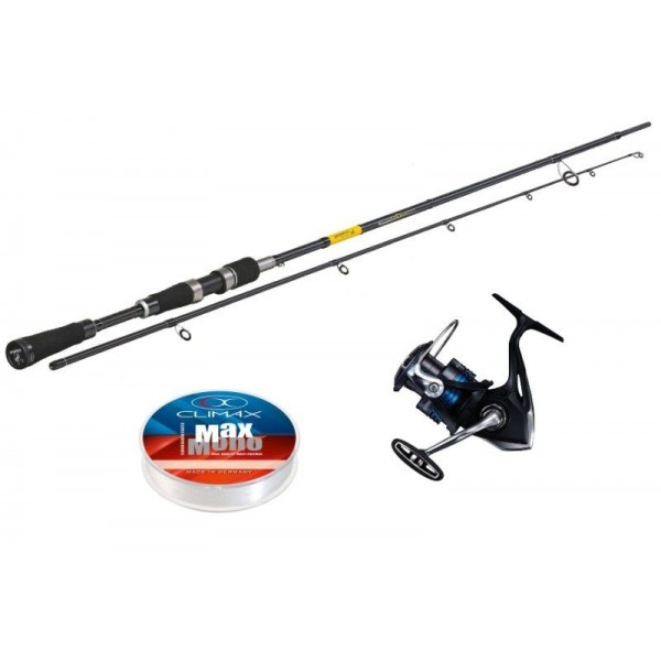 Set SPORTEX Black Pearl GT-3 2,1m/20g+SHIMANO Nexave+vlasec