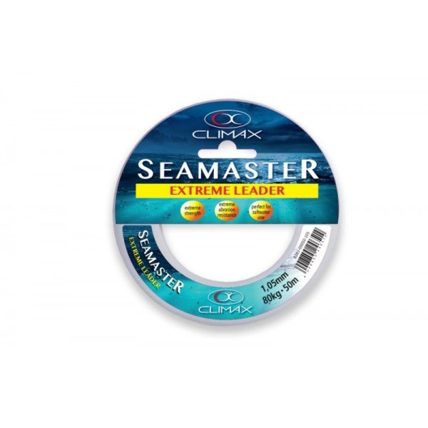 Nadväzcový vlasec Climax Seamaster Extreme Leader svetlo šedý Priemer: 0,75mm Nosnosť: 42kg Návin: 50m