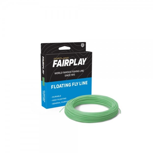 Cortland muškárska šnúra FairPlay Floating Green Fresh/Salt