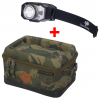 Giants fishing Akčný set - Puzdro na elektroniku Medium + Čelovka Headlamp LED Deluxe 300