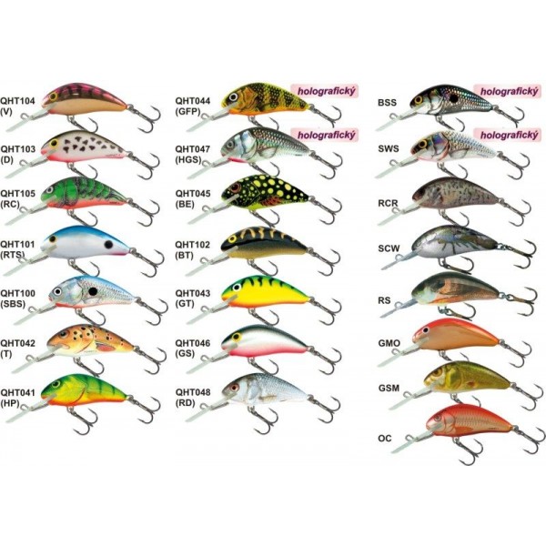 Salmo rybarske voblery Hornet H5F farba BE