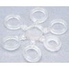 FC Bait bands Silikónové gumičky 3ks - TB pr. 7 mm, farba čierna