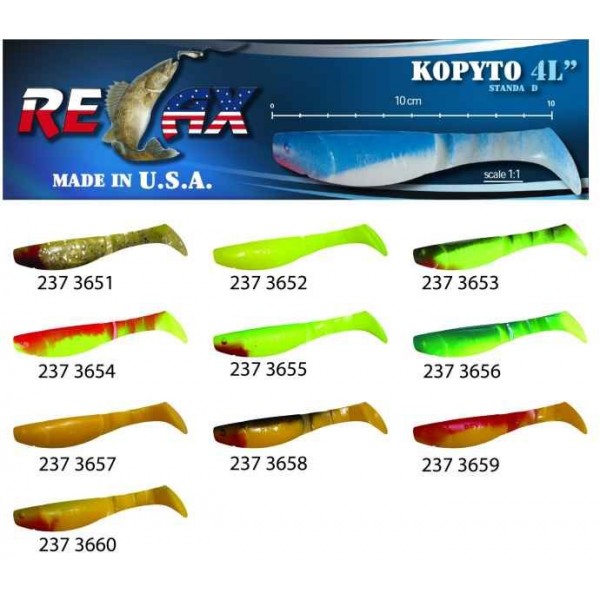 RELAX kopyto RK 4-L (10cm) cena 1ks/bal10ks farba 3657