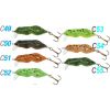 Lovec Frog/žaba 3 cm -plávajúci farba 53