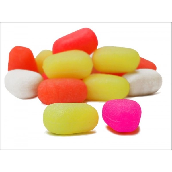 Umelá-kukurica M / plávajúca -10 ks - Tandem Baits Strawberry, farba fluo red, 9x10mm