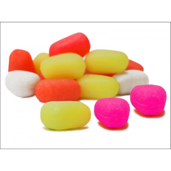 Umelá - kukurica L / plávajúca - 12 ks - Tandem Baits farba fluo red, 10x13mm