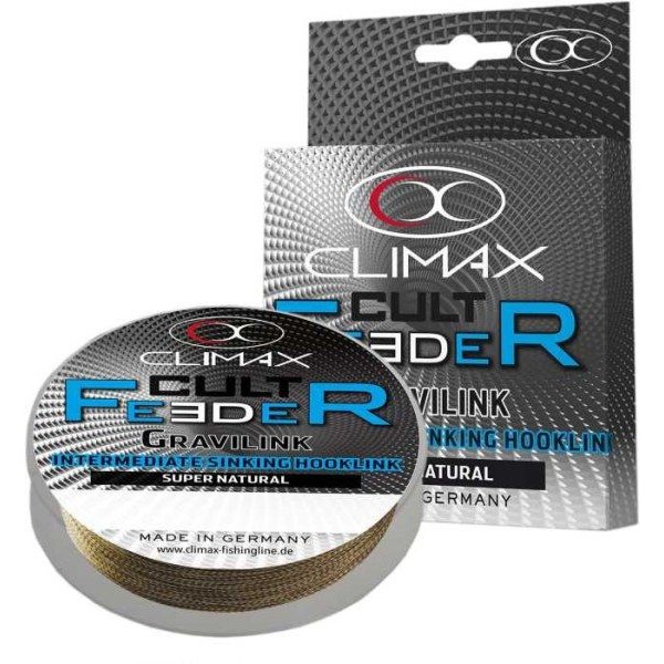 CLIMAX CULT Feeder Gravilink potápavá šnúra šedá 10m Priemer: 0,16mm / 6,2kg