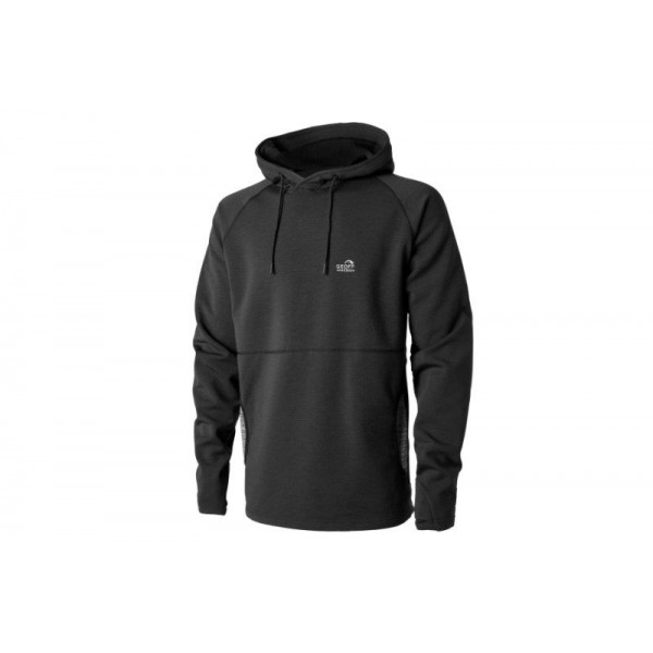 Mikina s kapucou Geoff Anderson WizWool 335 čierna Veľkosť: XXXXL