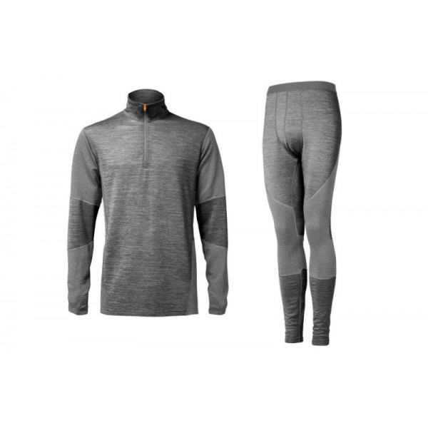 Geoff Anderson WizWool 210 pulover + spodky šedé Veľkosť: XXL