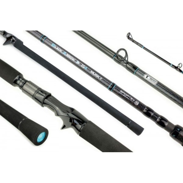 Prívlačové prúty Black Arrow G4 Musky baitcast 2-diel 230cm / 170g baitcast