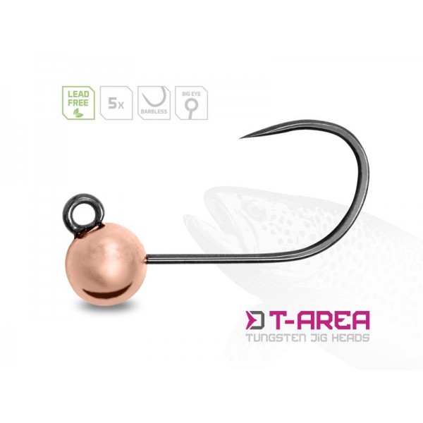 Volfrámový jig Delphin T-AREA BL / 5ks