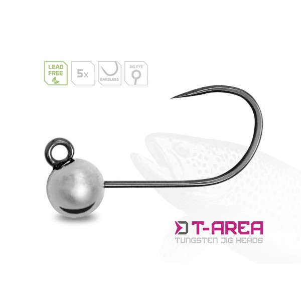 Volfrámový jig Delphin T-AREA BL / 5ks