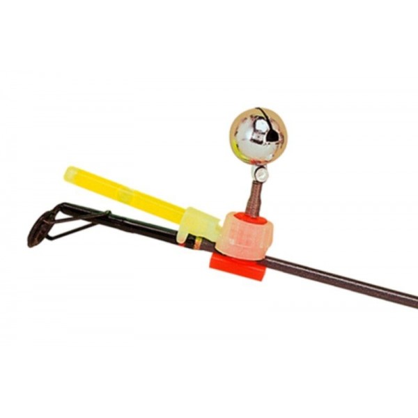 Držiak chemického svetla 4,5mm na prút s rolničkou