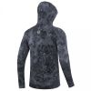 Giants fishing Funkčné tričko s dlhým rukávom UV50+Hoodie Camo Grey|vel.XL