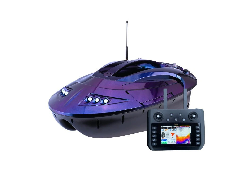 Zavážacia loďka WarriorBoat CX 2 perleť modro-fialová 2x20 ah